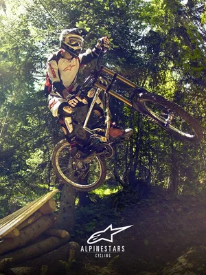 Mountain Bike Iphone Riders Doing Stunt Wallpaper