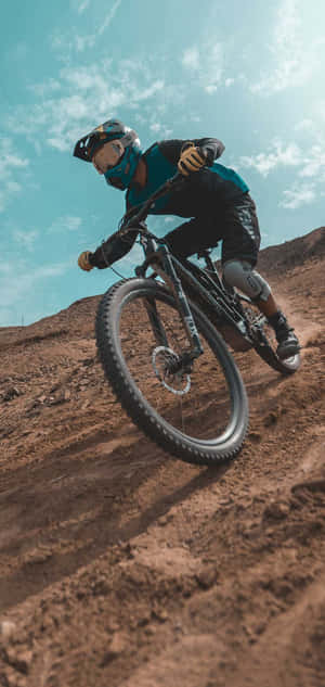 Mountain Biker Intense Descent.jpg Wallpaper