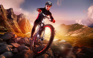 Mountain_ Biking_ Adventure_ Sunset.jpg Wallpaper