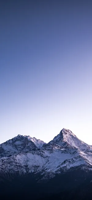 Mountain_ Peaks_at_ Twilight_ Vertical Wallpaper