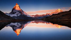 Mountain Reflection Macos Wallpaper