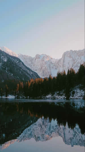 Mountain Reflections At Dusk.jpg Wallpaper