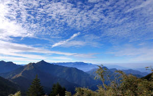 Mountain Under Azure Sky Wallpaper