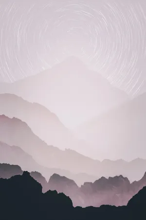 Mountains Black And Grey Iphone Wallpaper