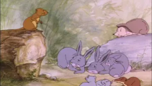 Mouse Talking With The Animals Of Farthing Wood Wallpaper