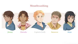 Mouthwashing Character Lineup Wallpaper