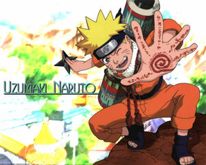 Moving Naruto Hand Spiral Seal Wallpaper