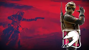 Mozzie Character In Action In Rainbow Six Siege Wallpaper