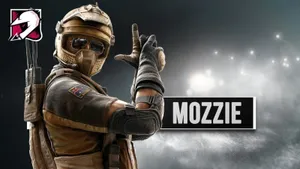 Mozzie From Rainbow Six Siege In Action Wallpaper