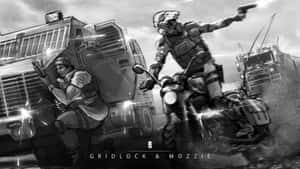 Mozzie In Action In Rainbow Six Siege Wallpaper