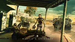 Mozzie In Action On Rainbow Six Siege Wallpaper