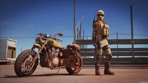 Mozzie, The Charismatic Rainbow Six Siege Operator, In An Intense Action Scene Wallpaper