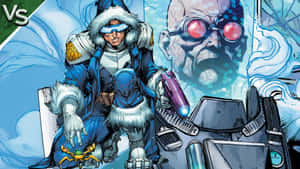 Mr. Freeze In Action, Chilling The Scene Wallpaper