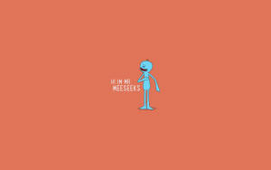 Mr Meeseeks In Pink Wallpaper