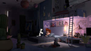 Mr Peabody Sherman Bedroom Scene Wallpaper