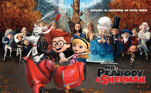 Mr Peabody Sherman Historical Adventure Wallpaper