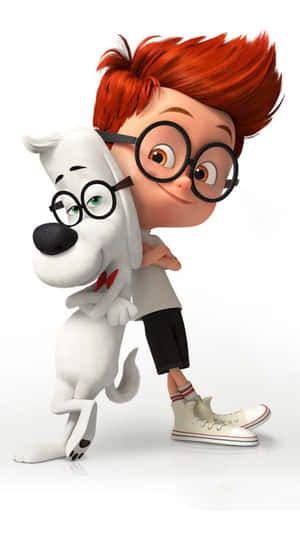 Mr Peabodyand Sherman Animated Characters Wallpaper