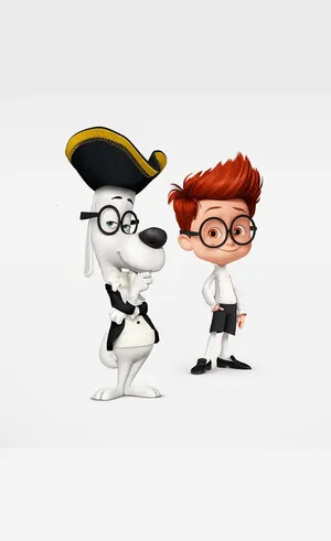 Mr Peabodyand Sherman Characters Wallpaper