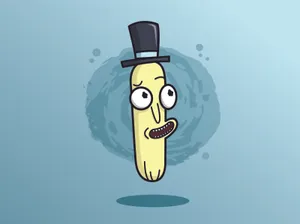 Mr. Poopybutthole In His Whimsical Universe Wallpaper