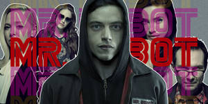 Mr. Robot Poster Illustration Wallpaper