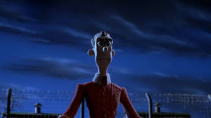 Mrs. Tweed From The Chicken Run Film Wallpaper