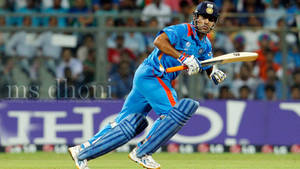 Ms Dhoni Hd Running Wallpaper