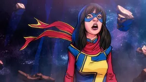 Ms Marvel Shocked Look Wallpaper