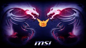 Msi 4k Mirror Twin Dragons Wallpaper