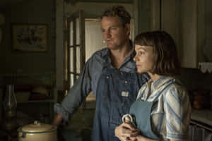 Mudbound Couplein Vintage Kitchen Scene Wallpaper