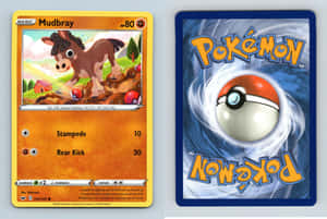 Mudbray Pokemon Card Front And Back Wallpaper