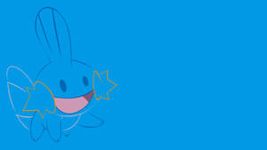 Mudkip Outline Art Wallpaper