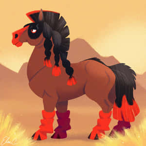 Mudsdale Standing Tall Wallpaper