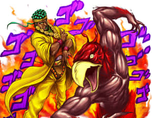 Muhammad Avdol Confidently Posing In The Desert Wallpaper