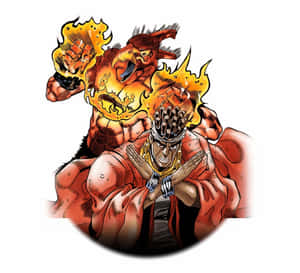 Muhammad Avdol In Action Wallpaper