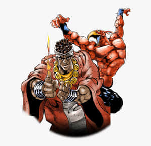 Muhammad Avdol In Action On A Dynamic Background Wallpaper