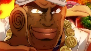 Muhammad Avdol In Action, Showcasing His Vibrant And Powerful Stance. Wallpaper