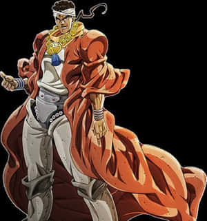Muhammad Avdol, The Master Of Fire From Jojo's Bizarre Adventure Wallpaper