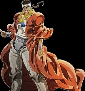 Muhammad Avdol, The Master Of Fire From Jojo's Bizarre Adventure Wallpaper