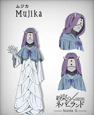 Mujika From The Promised Neverland Anime Series Wallpaper