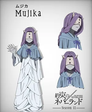 Mujika From The Promised Neverland Anime Series Wallpaper