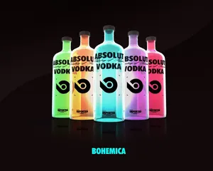 Multicolor Absolut Vodka Bottles Wallpaper