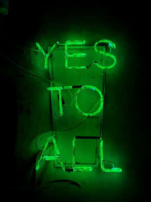 Multicolored Fluorescent Tubes Creating A Vibrant Glow Wallpaper