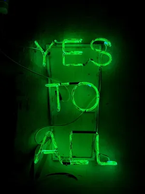 Multicolored Fluorescent Tubes Creating A Vibrant Glow Wallpaper