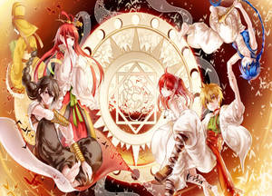 Multicolored Magi The Kingdom Of Magic Wallpaper