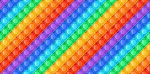 Multicolored Pop-it Rectangle Fidget Toy Wallpaper