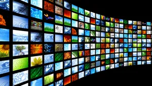 Multimedia Video Wall Display Wallpaper
