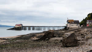 Mumbles Pier Swansea Coastline Wallpaper