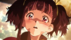 Mumei Anime Character Emotion Wallpaper