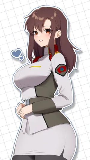 Murrue Ramius Anime Character Wallpaper