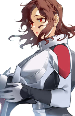 Murrue Ramius Anime Portrait Wallpaper